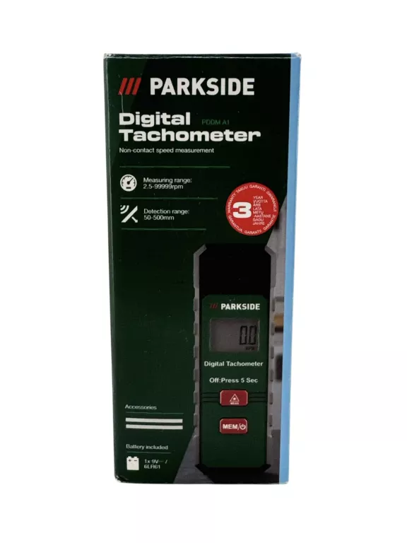 TACHOMIERZ OBROTOMIERZ CYFROWY PARKSIDE PDDM A1