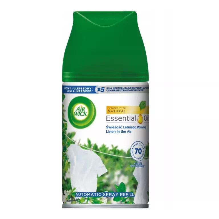 AIR WICK FRESHMATIC ODŚWIEŻACZ POWIETRZA ŚWIEŻOŚĆ LETNIEGO PORANKA 250ML