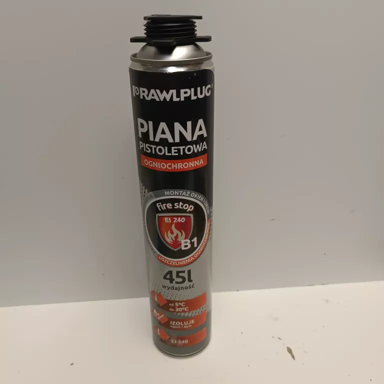 RAWLPLUG RPP-B1 PIANA PISTOLETOWA OGNIOCHRONNA P.POŻ B1 DIN4102 750ML-45L