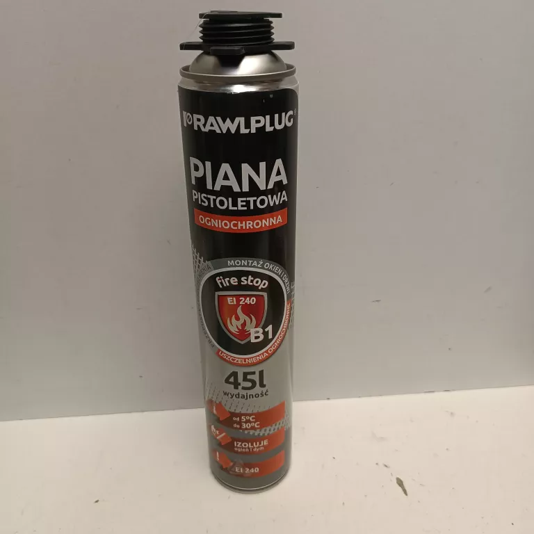 RAWLPLUG RPP-B1 PIANA PISTOLETOWA OGNIOCHRONNA P.POŻ B1 DIN4102 750ML-45L