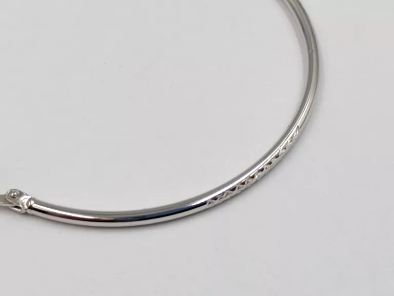 ZŁOTE KOLCZYKI BIAŁE ZŁOTO KOŁA 585 5,12G