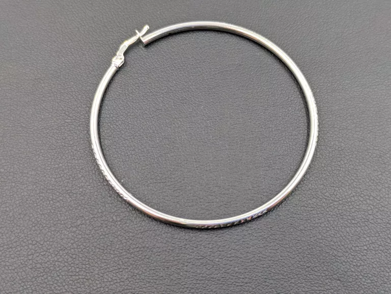 ZŁOTE KOLCZYKI BIAŁE ZŁOTO KOŁA 585 5,12G
