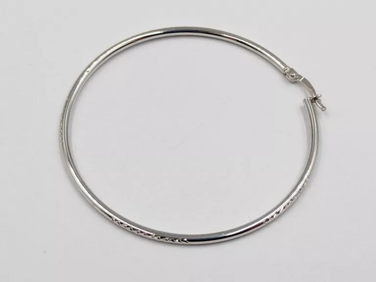 ZŁOTE KOLCZYKI BIAŁE ZŁOTO KOŁA 585 5,12G