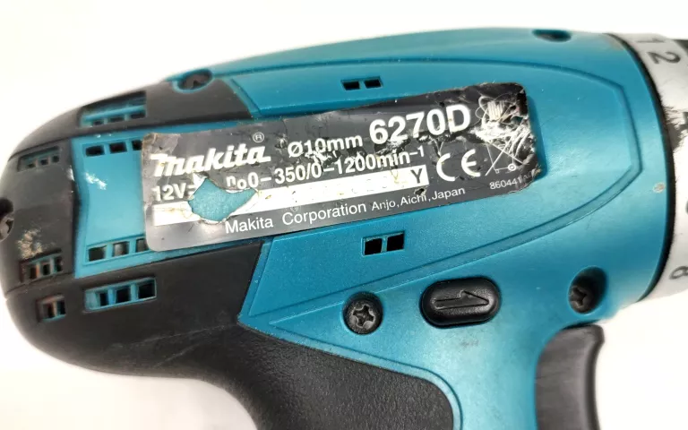 WKRĘTARKA AKUMULATOROWA MAKITA 6270D + ŁADOWARKA