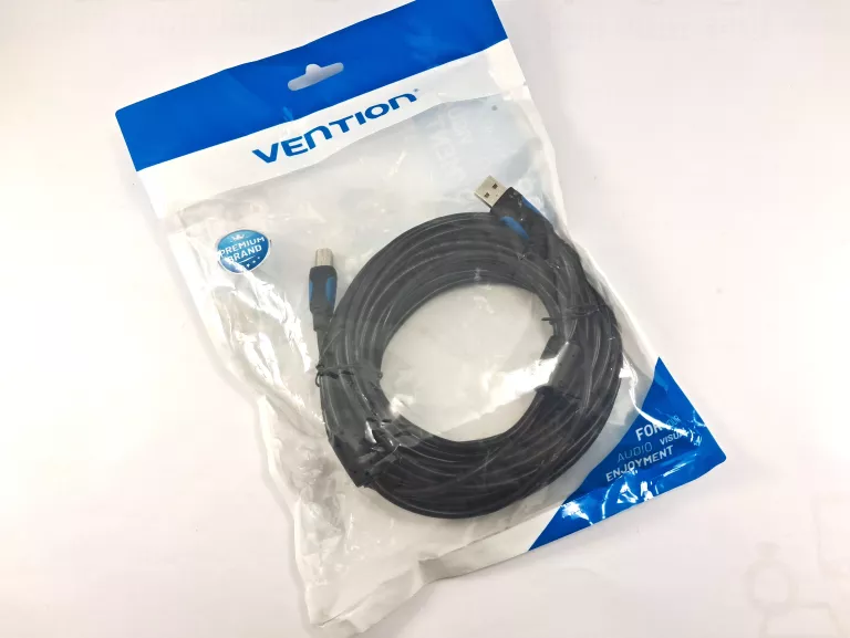 KABEL USB-A DO USB-B VENTION 480MBPS DO DRUKARKI SKANERA 10M