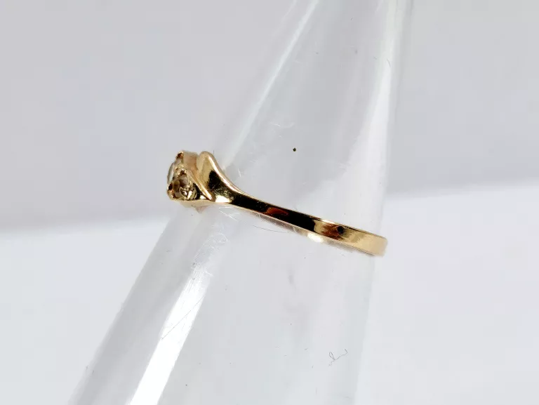 ZŁOTY PIERŚCIONEK 585 R17 1,07G