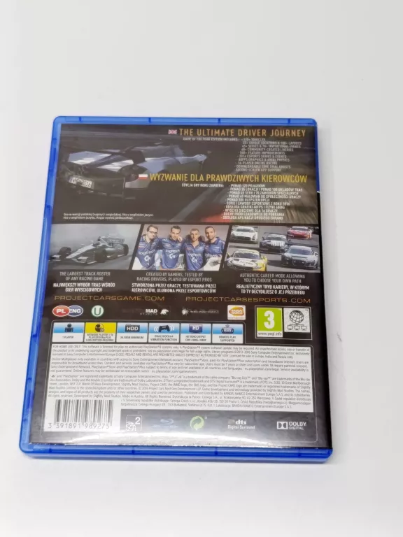 GRA NA PS4 PROJECT CARS