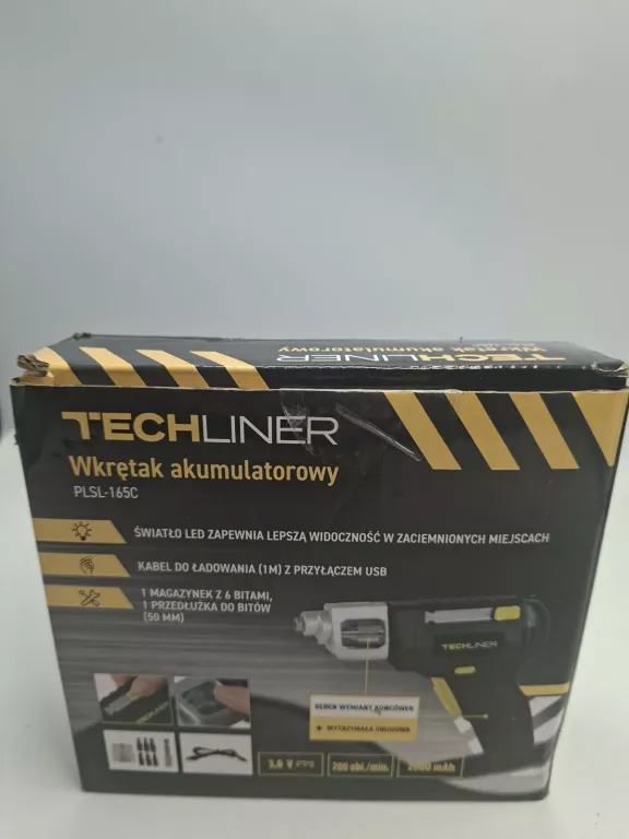 TECHLINER WKRĘTAK AKUMULATOROWY
