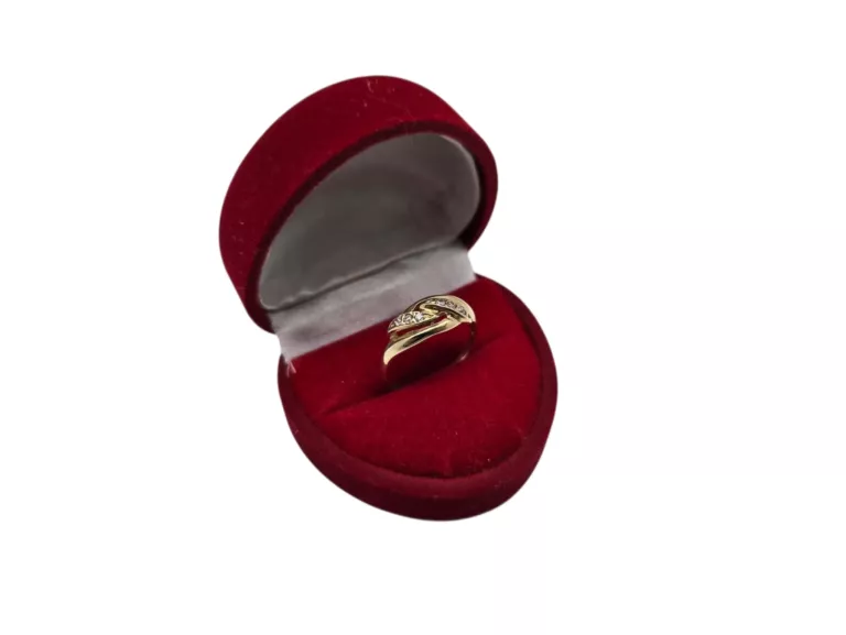 ŚLICZNY ZŁOTY PIERŚCIONEK 585 - 1,68G - R.13