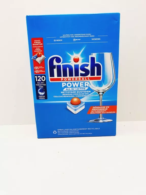 TABLETKI FINISH POWERBALL POWER ALL IN ACTIVE 120 SZT