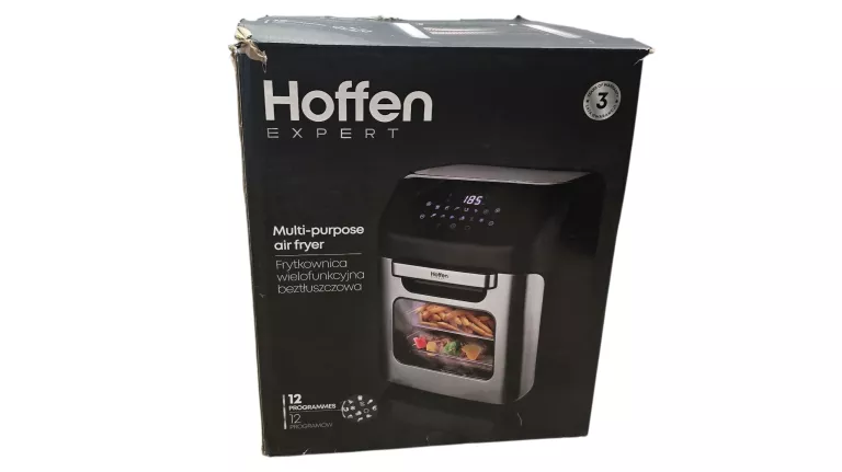 FRYTKOWNICA BEZTŁUSZCZOWA AIRFRYER HOFFEN EXPERT AK-2749 1800W 12L