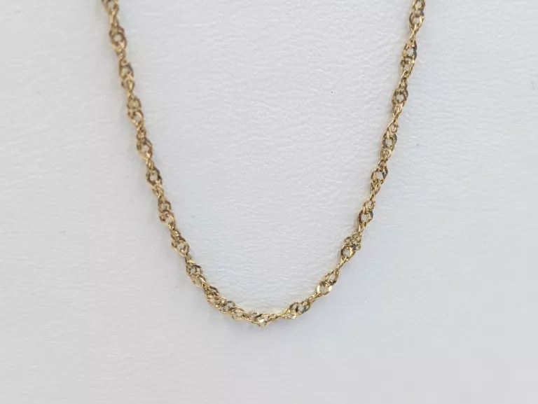 ZŁOTY ŁAŃCUSZEK SINGAPUR 585 1,04G 44CM
