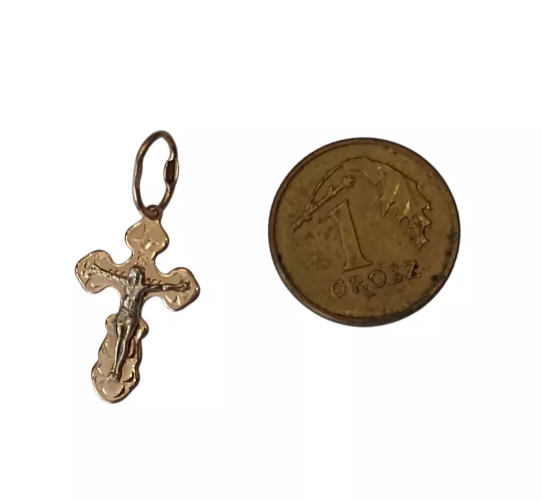 ZŁOTY WISIOREK KRZYŻYK 585 - 0,65G