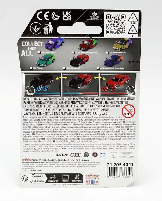 AUTKO MAJORETTE PREMIUM CARS COLOR CHANGERS AUDI RS E-TRON GT (237K-3)