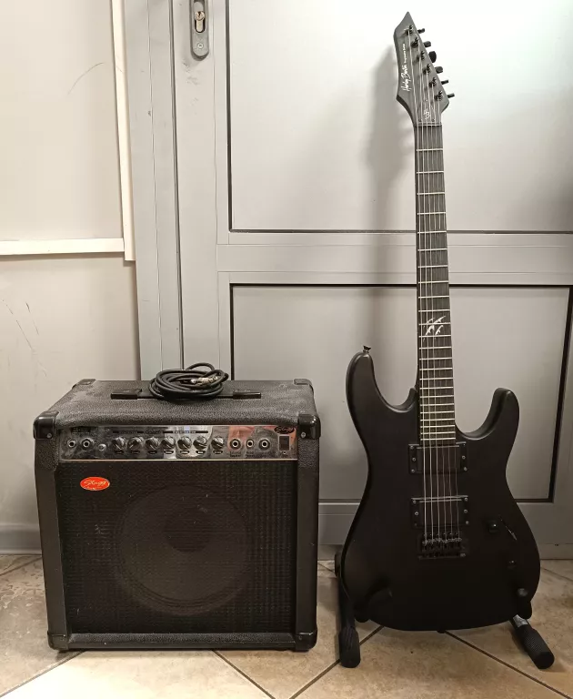 GITARA HARLEY BENTON HWY-25BKS PROGRESSIVE SERIES + STAGG CA50R