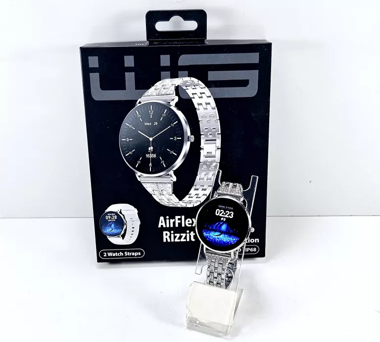 SMARTWATCH AIRFLEX 3 RIZZIT SILVER EDITION 2 WATCH STRAPS #IGŁA