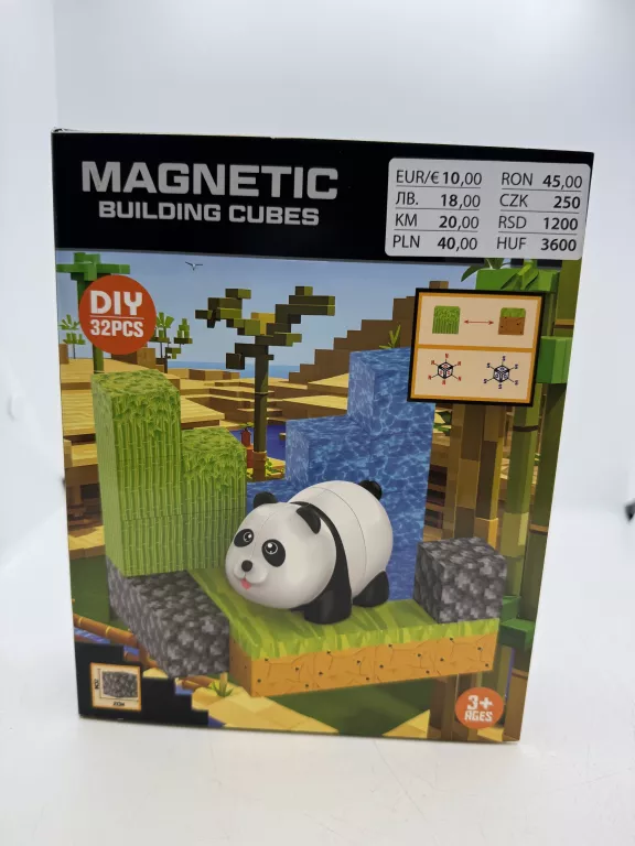 KLOCKI MAGNETYCZNE 32SZT