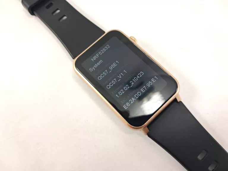 SMARTWATCH QC57 ZŁOTO CZARNY