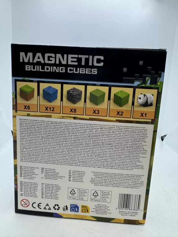 KLOCKI MAGNETYCZNE 32SZT