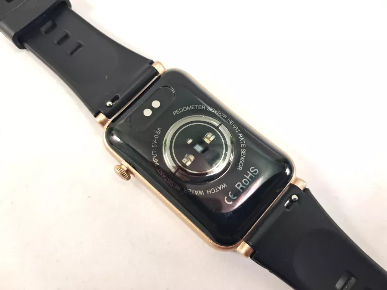 SMARTWATCH QC57 ZŁOTO CZARNY