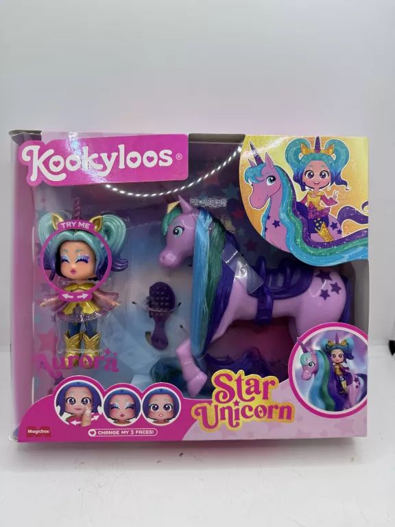 LALKA ZESTAW KOOKYLOOS AURORA STAR UNICORN
