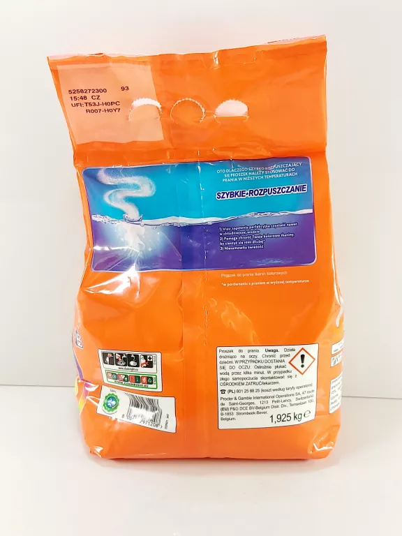 VIZIR AQUA PUDER PROSZEK COLOR -1,92 KG , 35 PRAŃ