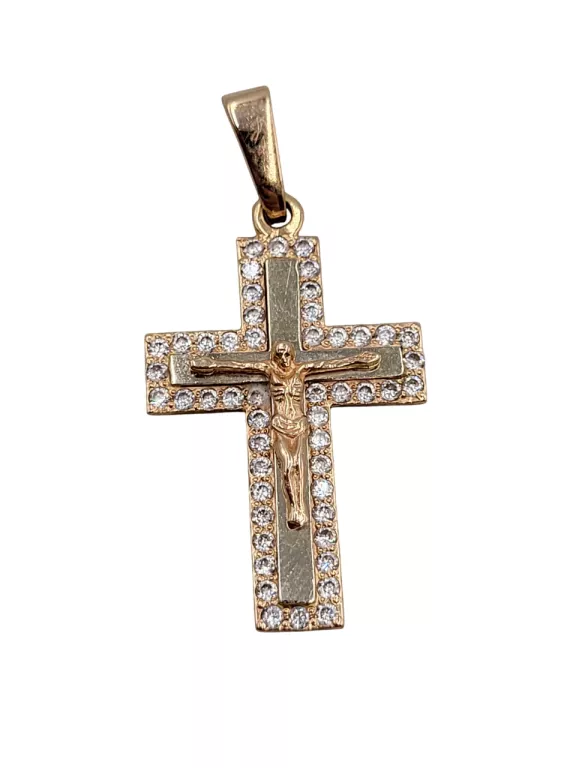 RELIGIJNA ZAWIESZKA ZŁOTY KRZYŻYK 2,87G P585