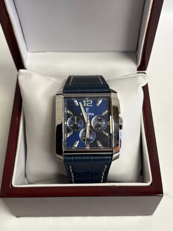 FESTINA SKÓRZANY NIEBIESKI FESTINA TIMELESS CHRONOGRAPH UF20636/2