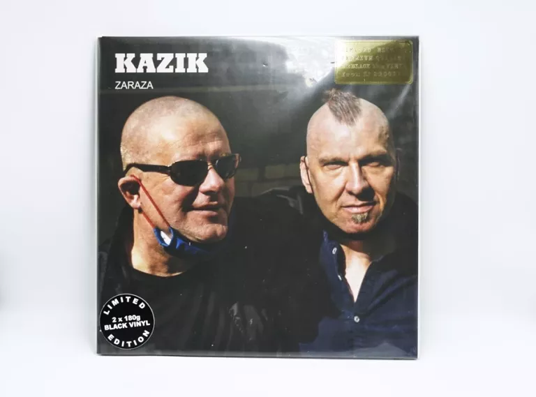 KAZIK - ZARAZA, 2LP, WHITE BIAŁY, LIMIT, FOLIA, KNŻ, KULT