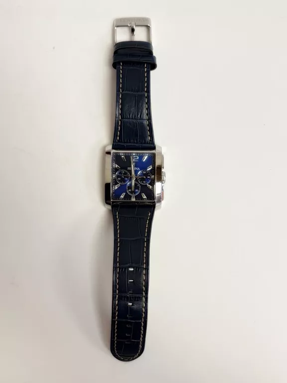 FESTINA SKÓRZANY NIEBIESKI FESTINA TIMELESS CHRONOGRAPH UF20636/2