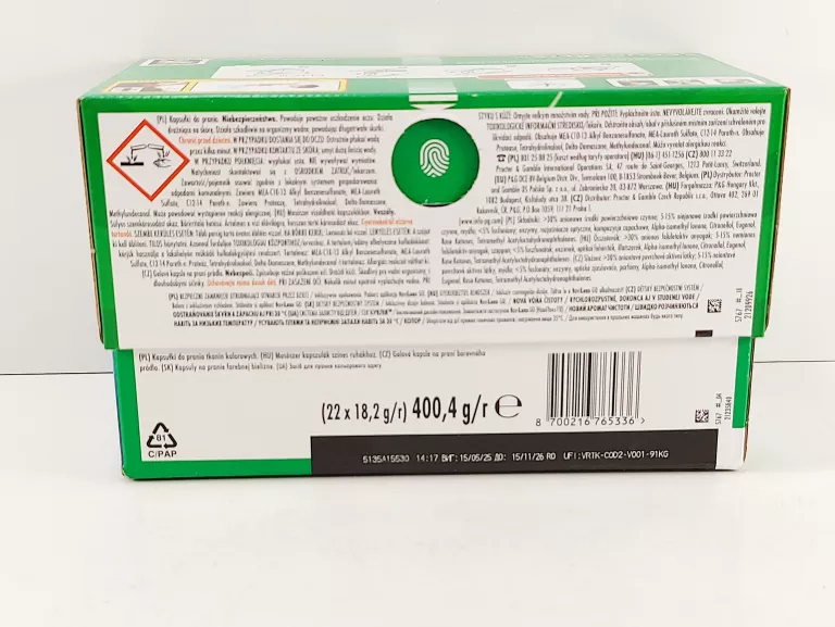 KAPSUŁKI DO PRANIA ARIEL ALLIN1 PODS 22SZT