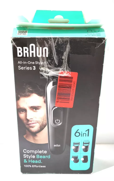 TRYMER BRAUN MGK3420 CZYT. OPIS!!!