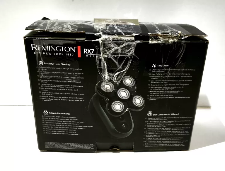 GOLARKA REMINGTON ULTIMATE SERIES RX7 XE1600 CZYT OPIS