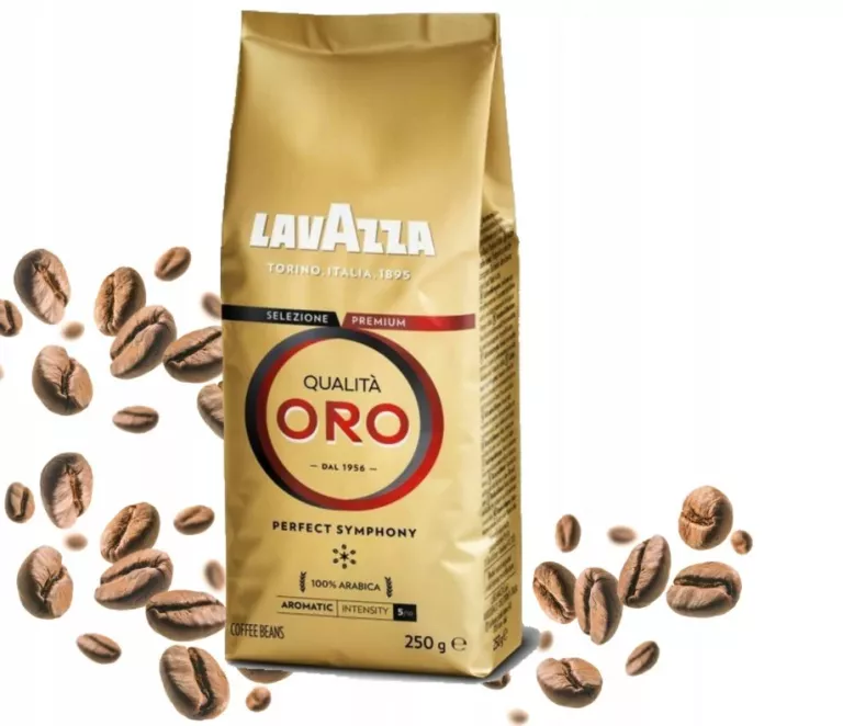 KAWA ZIARNISTA ARABICA LAVAZZA QUALITA ORO 250 G 8000070020511