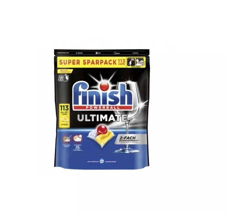 KAPSUŁKI FINISH POWERBALL ULTIMATE ALL IN ONE CITRUS 113SZT