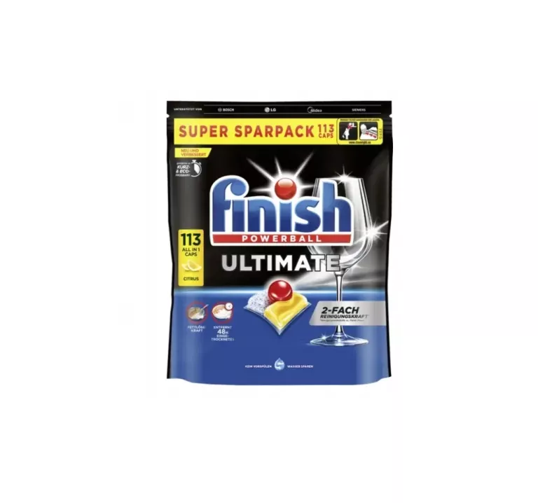 KAPSUŁKI FINISH POWERBALL ULTIMATE ALL IN ONE CITRUS 113SZT