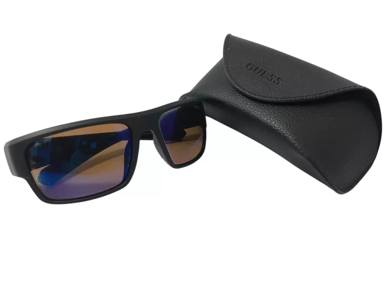 OKULARY PRZECIWSŁONECZNE GUESS + ETUI SKÓRZANE