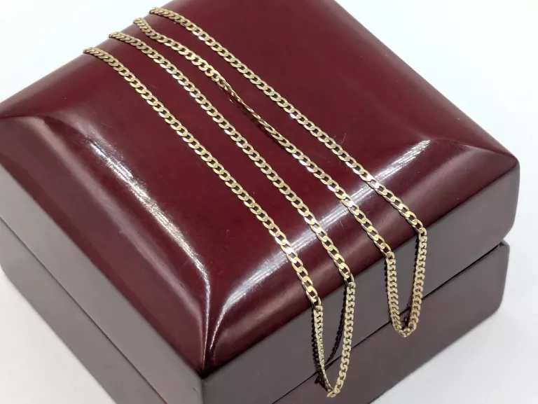 ZŁOTY ŁAŃCUSZEK PANCERKA 585 1,60G 45CM