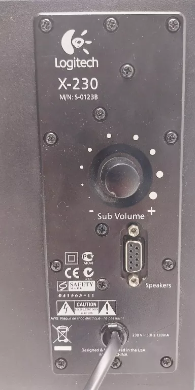 LOGITECH X-230 GŁOŚNIKI 2.1