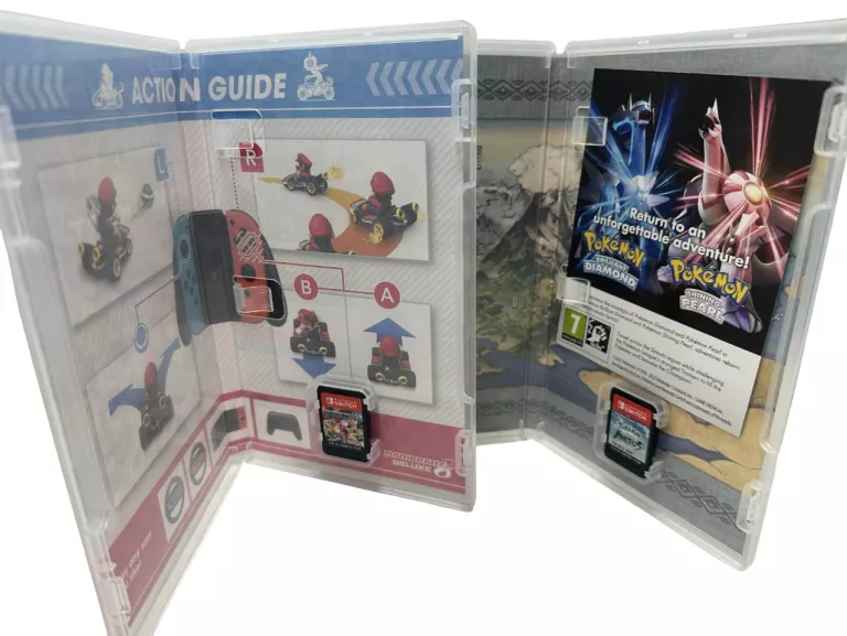 2X GRA NINTENDO SWITCH POKEMON LEGENDS ARCEUS + MARIO KART DELUXE 8 SOLO