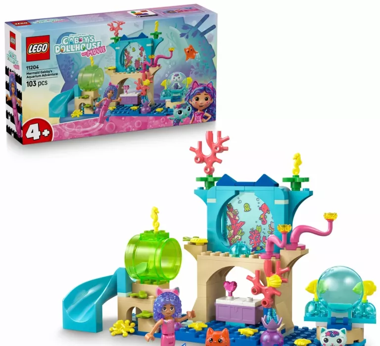 LEGO KOCI DOMEK GABI PODWODNA PRZYGODA SYRENKI GABI 11204