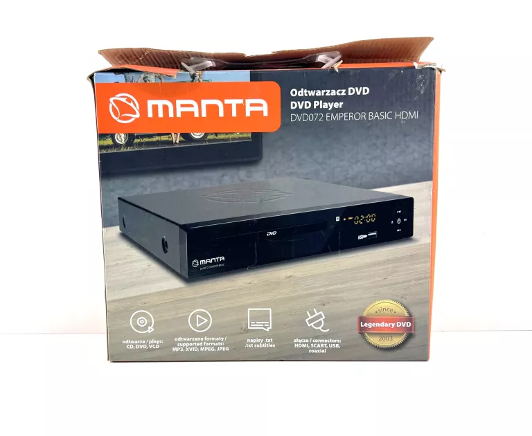 ODTWARZACZ DVD MANTA DVD072 EMPEROR BASIC HDMI