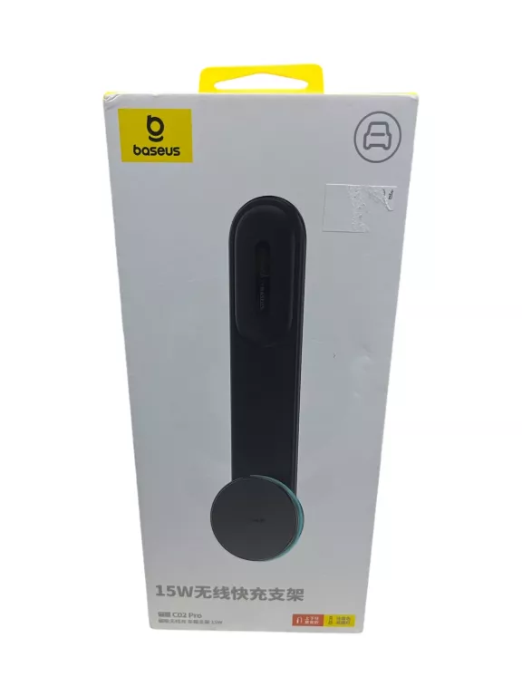 UCHWYT BASEUS UCHWYT SAMOCHODOWY Z ŁADOWARKĄ C02 PRO SERIES