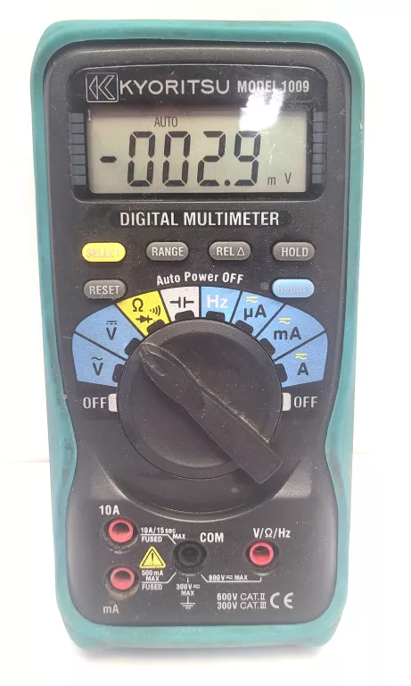 MIERNIK KYORITSU 1009 600V AC/DC, LCD 4000MAX