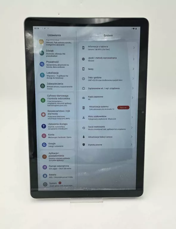 TABLET LENOVO TAB M10 (3RD GEN) 4/64GB