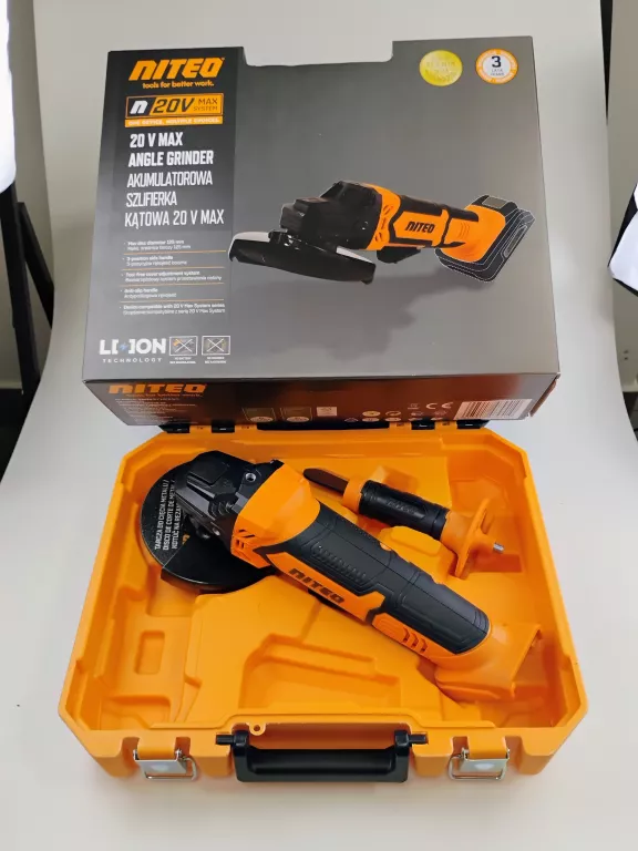 SZLIFIERKA KĄTOWA NITEO TOOLS 20V
