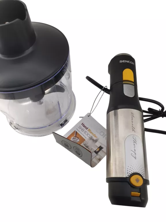 MIKSER RĘCZNY ROZDRABNIACZ SIEKACZ SPIENIACZ 5W1 SENCOR 1200 W CZARNY