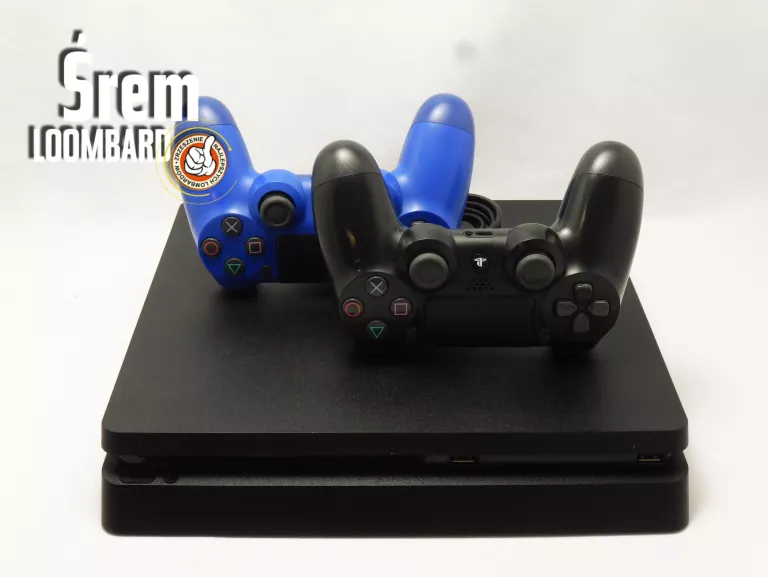 KONSOLA PS4 SLIM 500GB, 2 X PAD, KABEL, DB STAN!