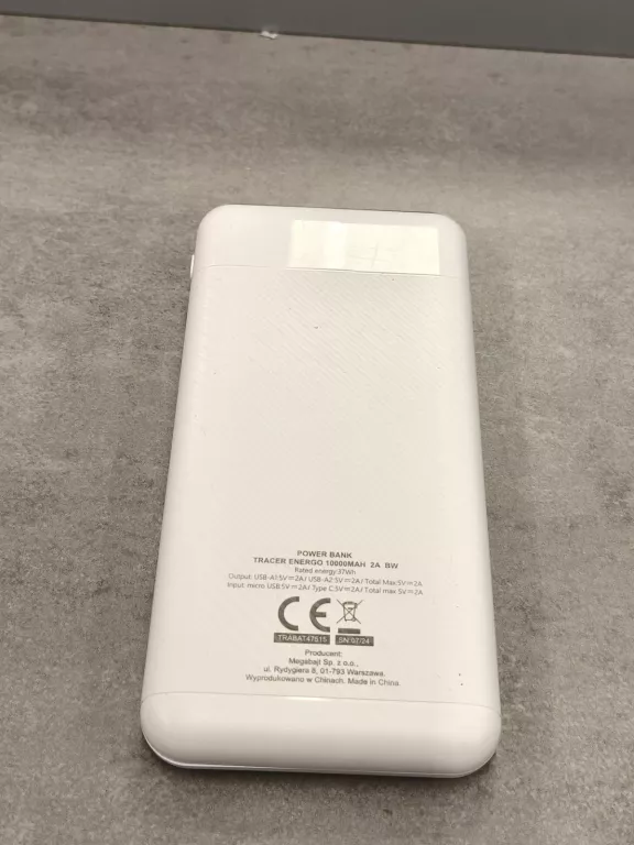 POWERBANK TRACER ENERGO 10000MAH KABEL USB-C