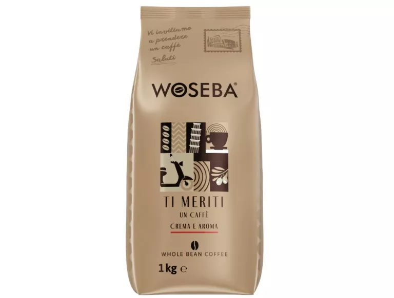 KAWA ZIARNISTA WOSEBA TI MERITI CREMA E AROMA 1KG MIESZANA